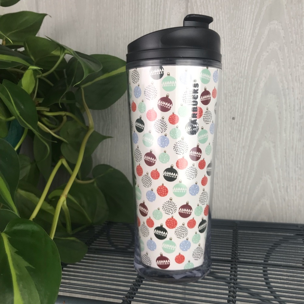 Starbucks Christmas holiday ornament travel mug